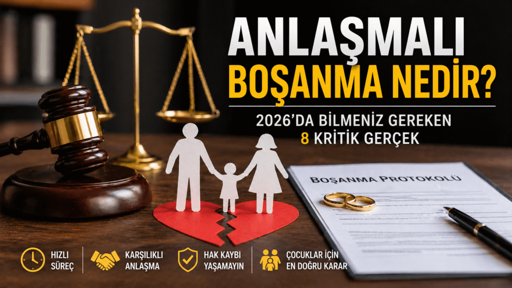 bursa boşanma avukatı Anlaşmalı Boşanma Nedir?