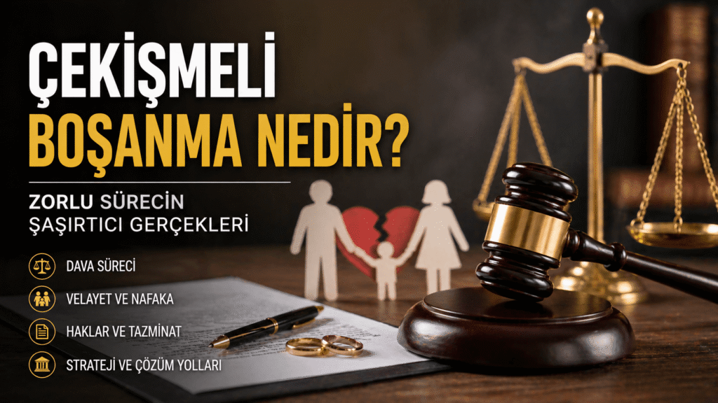 bursa boşanma avukatı Çekişmeli Boşanma Nedir?