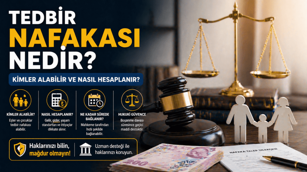 bursa boşanma avukatı Tedbir Nafakası Nedir?
